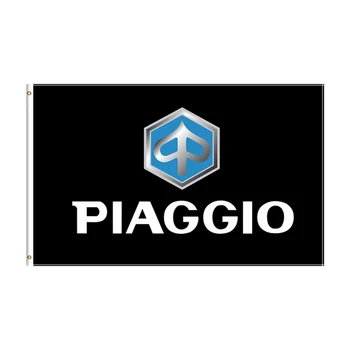 3x5 Pés Piaggio Bandeira de Poliéster Impresso Carro de Corrida Banner para Decoração