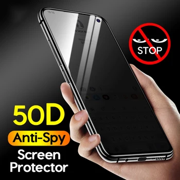 Poco X3 M3 F2 C3 Anti Spy Protetor de Tela Para Xiaomi Redmi Nota 7 8 9 10 Pro 9S 10S 9 9A 9C 8A Mi 9T 10T 11 Lite Vidro Temperado