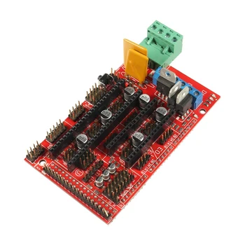 Rampas 1.4 Conselho de Controle de Expansão do Painel de Parte placa-Mãe Impressoras 3D de Peças do Escudo de Vermelho para Arduino