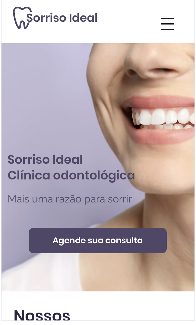 Landing Page - Clínica Sorriso Ideal