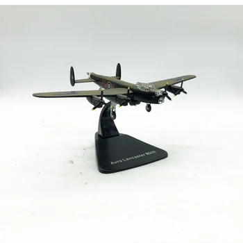 1/144 segunda guerra mundial ATLAS avro lancaster mkIII Lutador Diecast de Metal Avião Militar de Aeronaves de Modelo de Avião de Brinquedo para Coleções