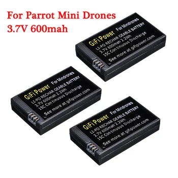 1 para 5pcs 3,7 V 600mAh bateria Recarregável Bateria de LiPo Para a Parrot Mini Drones Mambo Pulando de Sumô e Rolando Aranha 3,7 v Drones Bateria