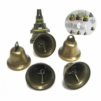 10 Peças de 38mm de Bronze em forma de Sino, Sino de Alumínio Sinos Diy Artesanato Acessórios de Natal Gingle Bell Festa de Casamento Decoração