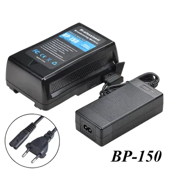 10400mAh BP-150 V-Mount / V-Bloqueio da Bateria com Porta USB e Luz LED + D-Toque Adaptador de Carregador