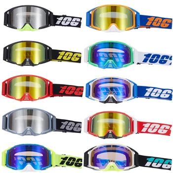 106% Moto Nova Óculos ao ar livre Cavalo de Cross Country Esquis Esportes ATV Dirt Bike Racing Óculos Óculos de Motocross Óculos de sol