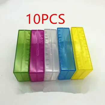 10PCS 18650 Bateria CR123A 16340 Titular Caso a Caixa de Armazenamento de Cor Opcional Azul/Roxo/Branco/Verde/Amarelo