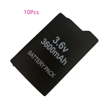 10pcs 3600mAh 3.6 V Recarregável de Iões de Lítio de Bateria para Sony consola psp 2000 3000 PSP-S110 Console Gamepad Substituição de Baterias