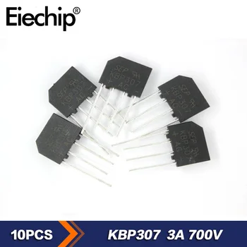 10pcs/lot KBP307 de diodos Retificadores de 3A 700V Ponte de Diodos Rectifer