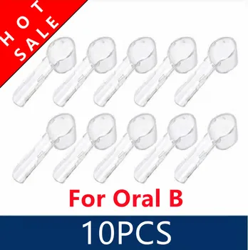 10Pcs Para a Oral B Escova de dentes Elétrica Cabeças Tampa Protetora Para a Braun, Escova de Dente Cabeças Tampas Titular Caso de Viagens Manter Limpo