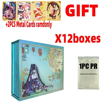 12/24/48boxes Wholesalese Deusa História Cartão de Dia dos Namorados+Msr Pr Cartões de Menina 