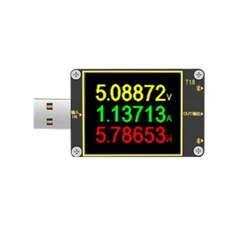 18 Em 1 USB Tester T18 Digital Voltímetro Amperímetro Voltimetro da Alimentação de DC Volts Medidor de Tensão de Corrente de Médico