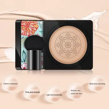 2019 venda Quente Cogumelo BB Almofada de Ar CC Cream Mulheres Corretivo Fundação Esconder Respirável Maquiagem Bare Cosméticos