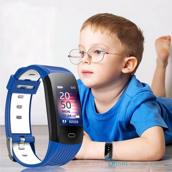2021 Smart Watch Crianças Smartwatch Para Meninas Meninos Estudantes De Relógio Eletrônico Impermeável De Fitness Tracker Criança Inteligente-Assistir