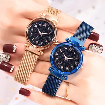 2022 De Luxo, Mulheres Relógios De Quartzo Para Mulheres Magnético Relógio De Desporto De Senhoras Vestido De Discagem De Pulso Relógio Relógio Relógio Feminino