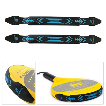 2Pcs 3D Paddle Ténis de Fita Suave Proteção para a Cabeça de Desgaste-resistente à Praia Raquete de Tênis Adesivo Protetor de Guarda de Raquetes de Profissionais