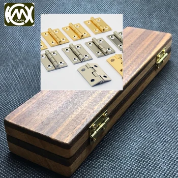 2pcs kimxin de vendas 18*25 milímetros furo 4 pequenas dobradiças de Hardware para caixas de madeira do Relógio de caixa/caixa de Coleta/Make-up caixa de dobradiça frete Grátis