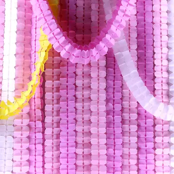 3.6 M Multicolor Trevo de Quatro Folhas de Papel de Puxar Bandeira Guirlandas de chá de Bebê Festa de Casamento, Casa, Decoração DIY materiais para Artesanato