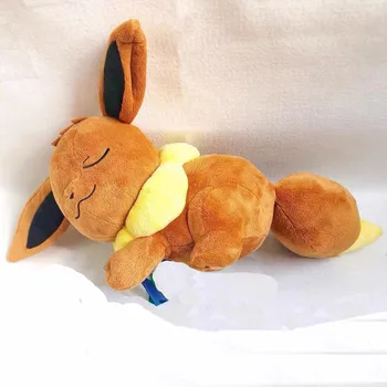 35CM Tamanho Grande Pokemon Sono Eevee Brinquedo de Pelúcia Jogos de Anime Kawaii Série de Brinquedos de Pelúcia Macio Travesseiro de Presente Garoto Presente de Natal