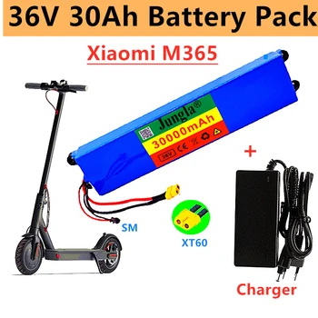 36V30Ah18650 de Lítio Accu 10S3P 30000Mah 250W-500W Dezelfde Poort 42V Elektrische scooter M365 Ebike Poder Batterij Conheceu Bms