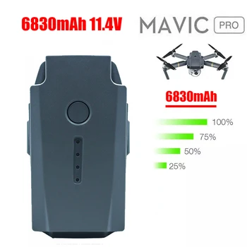 3830/6830mAh LiPo Inteligente Voo Bateria Compatível para DJI Mavic Pro DJI Mavic Pro Platinum DJI Mavic Pro Alpine WhiteDrone