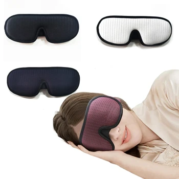 3D respirável Dormir Máscara de Bloquear a Luz Sono Máscara Para os Olhos Slaapmasker Olho Sombra de olhos Vendados de Dormir Ajuda Máscara facial Eyepatch