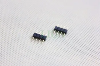 4pin RGB conector de 4 pinos da agulha, tipo macho de duplo 4pin, para LED strip RGB conector