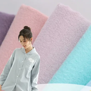 50*148 centímetros de 100% Algodão Cor Sólida Flanela Simples de Flanela Tecido para Roupas de Pijama Cobertor, Cortina de Embalagem DIY feito à mão