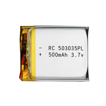 503035 3,7 V 500mAh Bateria de Polímero de Lítio de íon de Li po Lipo Baterias Recarregáveis para MP3 GPS DVD Navigationtion