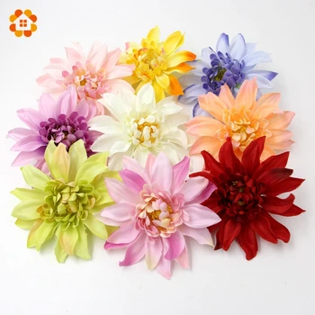 5PCS DIY Coloridas de Alta Imitação Artificial Moda Crisântemo Flores de Seda Para Jardim em Casa a Festa de Casamento Decoração de Flores