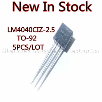 5PCS/MONTE LM4040CIZ-2.5 LM4040 PARA-92 Paralelo de referência de tensão do chip