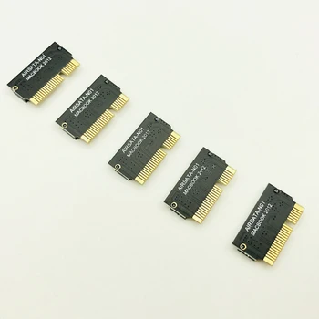 5PCS Para Macbook pro com SSD, Placa de Adaptador Para Apple SSD Adaptador Para Macbook Air 2012 A1398 A1425 6Pin+17Pin M. 2 M2 SSD Conversor Adaptador