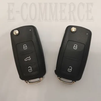 A Volkswagen chave do carro shell, a Volkswagen 202ad Passat Polo Tiguan dobrável chave do carro shell, 2 botões, 3 botões