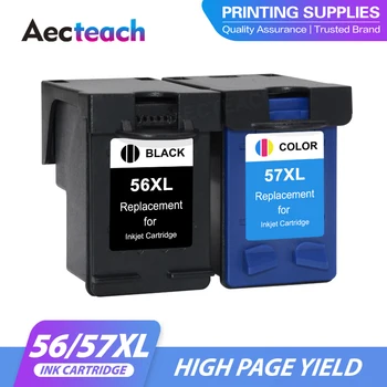 Aecteach C6656a C6657a Compatível com o cartucho da impressora para hp 56XL 57XL hp56 hp57 Deskjet 450 450cbi 450ci 450wbt F4140 F4180 5150