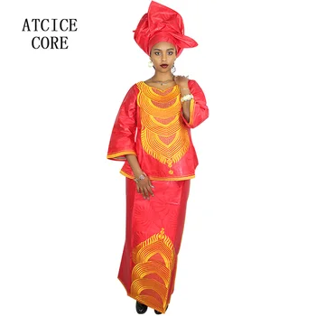 africano de vestidos para mulheres FRETE GRÁTIS NOVO DESIGN de MODA AFRICANA BAZIN RICHE BORDADO CURTO RAPPER