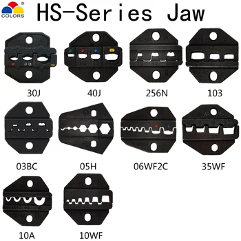 Alicates mandíbulas HS-03BC / 30J / 40J / 10A / 10WF / 35WF / 103 / 256N / 06WF2C / 05H para Cravar Terminais