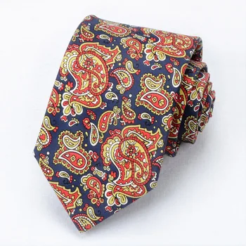 Alta Qualidade De Seda, Gravata De Impressão Laços Com A Caixa Para Homens