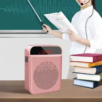 Altifalante Do Amplificador Da Voz Alto-Falante Portátil Multifuncional Altifalante Com Pessoal Microfone Para O Ensino E A Guia