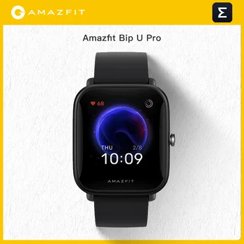Amazfit Bip U Pro GPS Smartwatch da Tela da Cor 31g 5 ATM Água-resistência 60+ Esportes de Modo Inteligente Relógio Para Ios Android Phone 