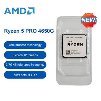 AMD Nova Ryzen 5 PRO 4650G R5 PRO 4650G CPU Processador de 3.7 GHz Six-Core De 12 Thread 65W L3=8M Soquete AM4 Gamer Processador Accessorie