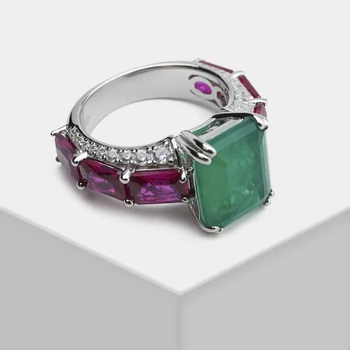 Amorita boutique de jóias finas de pedra verde material jóia anel de pedra