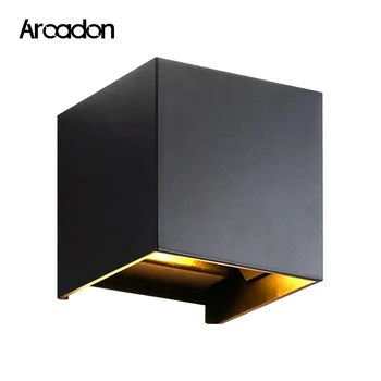 Aroadon LED Luzes de Parede à prova d'água IP65 montagem em Superfície Moderno Nórdicos, Luminárias de Parede Interior Luzes da Sala de estar, Varanda 6W/20W
