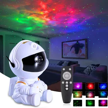 Astronauta Galaxy Projetor Céu Estrelado Estrelas Projetor Crianças a Luz da Noite para o Quarto Sala Decoração Decorativa Lâmpada Nocturna Presentes