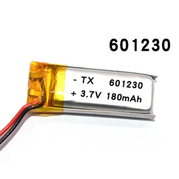 Bateria de polímero de lítio de 3,7 V 601230 180mah pode ser personalizado por atacado FCC ROHS do CE MSDS certificação de qualidade