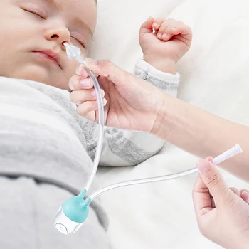 Bebê Nariz De Aspirador Aspirador Nasal Do Bebê Mucosa Removedor De Recém-Nascidos Kit De Higiene Muco Escorrendo Do Nariz Inalador De Crianças Saudáveis De Cuidados De Coisas
