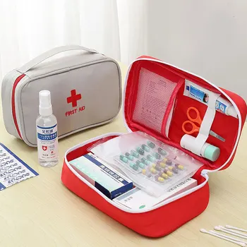 Caixa De Primeiros Socorros Kit De Emergência Médica Sacos Do Portátil Medicina Pacote Impermeável Exterior De Viagem, Organizador De