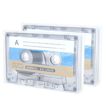 Cassete de Fita em Branco Jogador Vazio De 60 Minutos de Fita Magnética de Gravação de Voz Gravação de Música Padrão de Fita Vazia