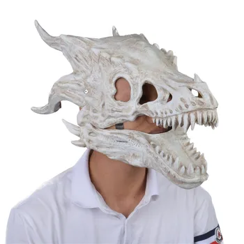 Chegada nova Máscara de Halloween Osso do Dragão com uma Boca Modelagem de Simulação da Decoração do Partido