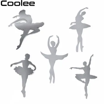 Coolee Vestuário de Vestuário, Decoração de Ballet, Dança de Meninas Reflexiva Adesivo Vinil Art de Ferro em Tecido DIY de Transferência de Calor Applique Patch