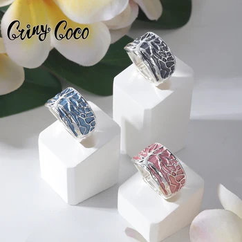 Cring Coco Vida de anéis de Árvores Acessórios Dedo da Moda Feminina Esmalte Anel Ajustável Novo em Anéis Jóias para Mulheres Meninas a Festa