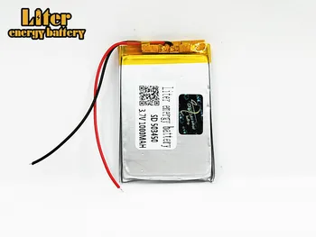 De polímero de Lítio Recarregável bateria de 1000 mAh Li-ion bateria de Lipo, 3,7 V 503450 053450 para o telefone inteligente DVD mp3 mp4 Lâmpada Led câmera